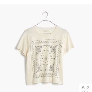 Madewell Bandana print T-shirt